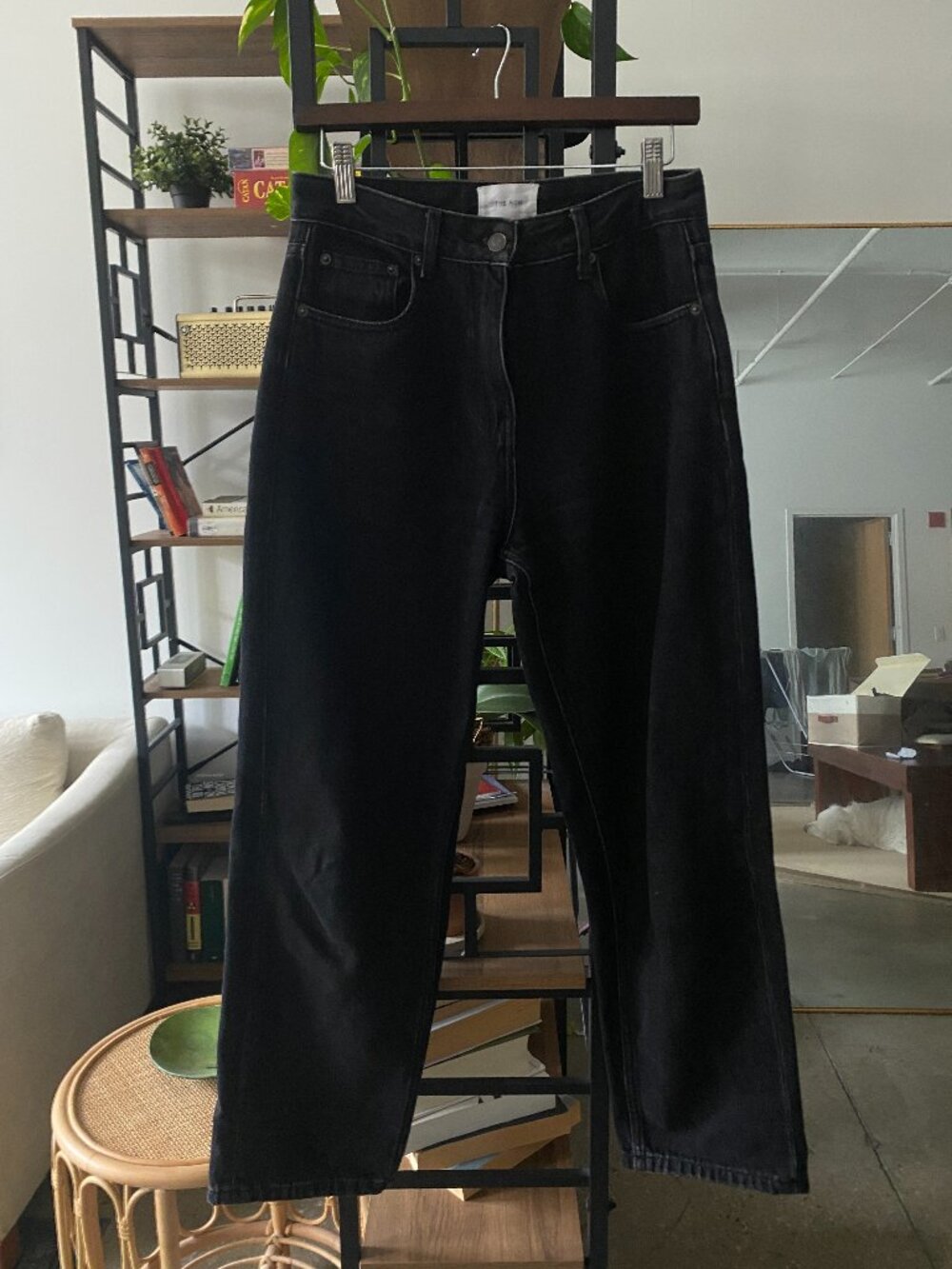 The Row: Black Denim Riaco Jeans